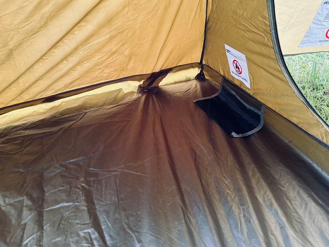 新品未使用 試し張りのみ おしゃれ 1~2人 組立簡単ソロテント オンワードDD