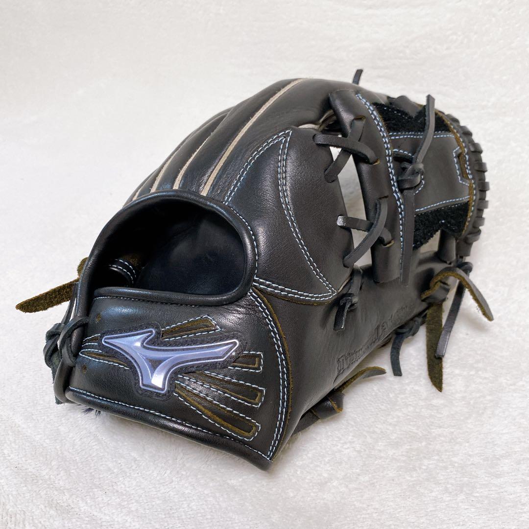極美品　ミズノ　軟式グローブ　内野手　ダイヤモンドアビリティ　ブラック　一般軟式