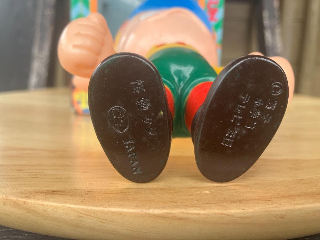 昭和レトロ　怪物くん ソフビフィギュア 約15cm　当時物　希少　箱あり