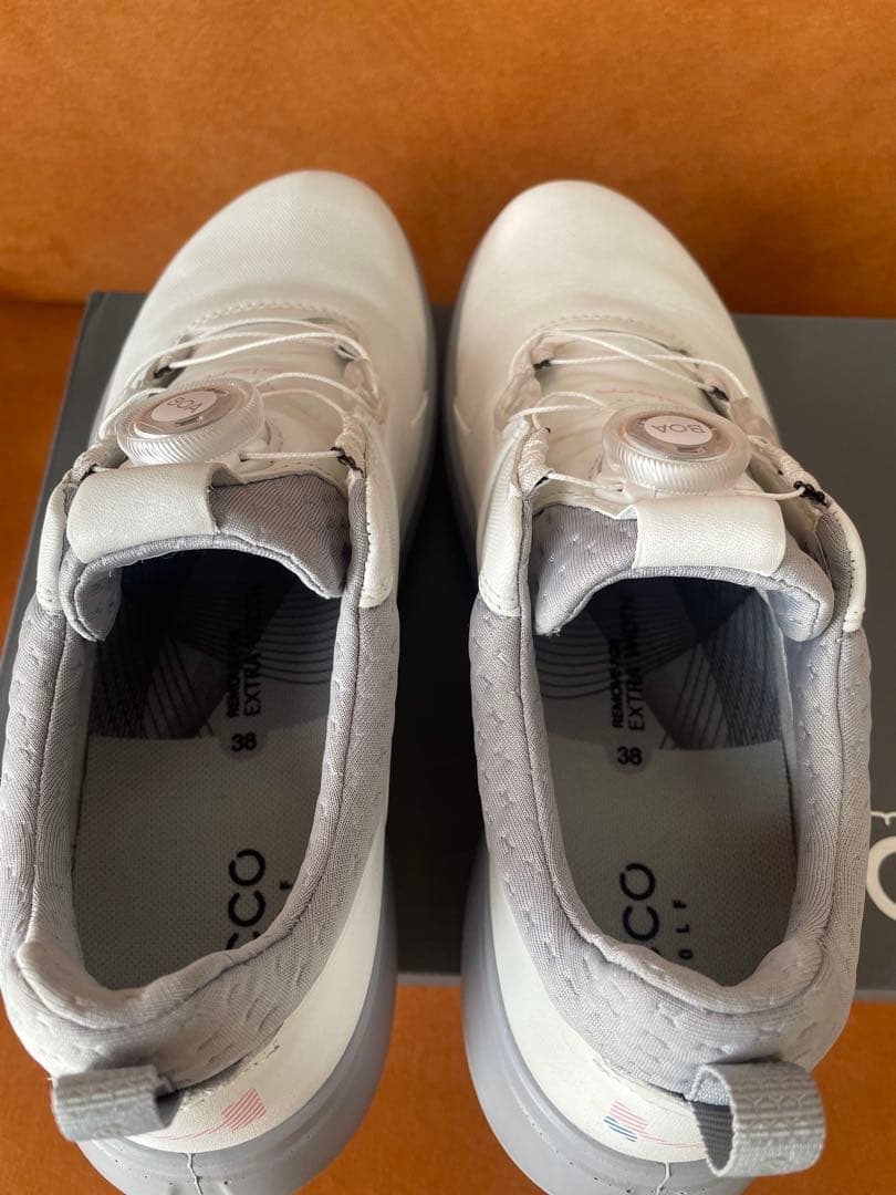 ECCO ゴルフシューズ 38 ホワイト