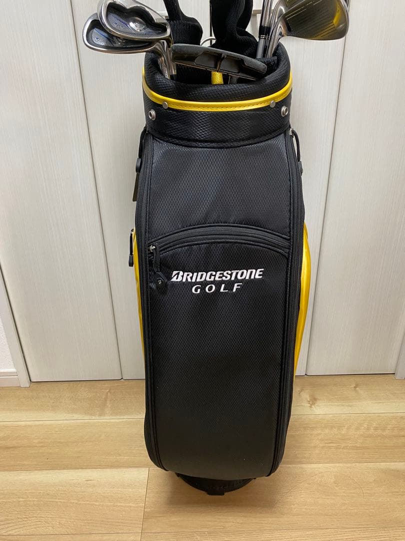 BRIDGESTONE GOLF キャディバッグ ブラック/イエロー 【即決◎】