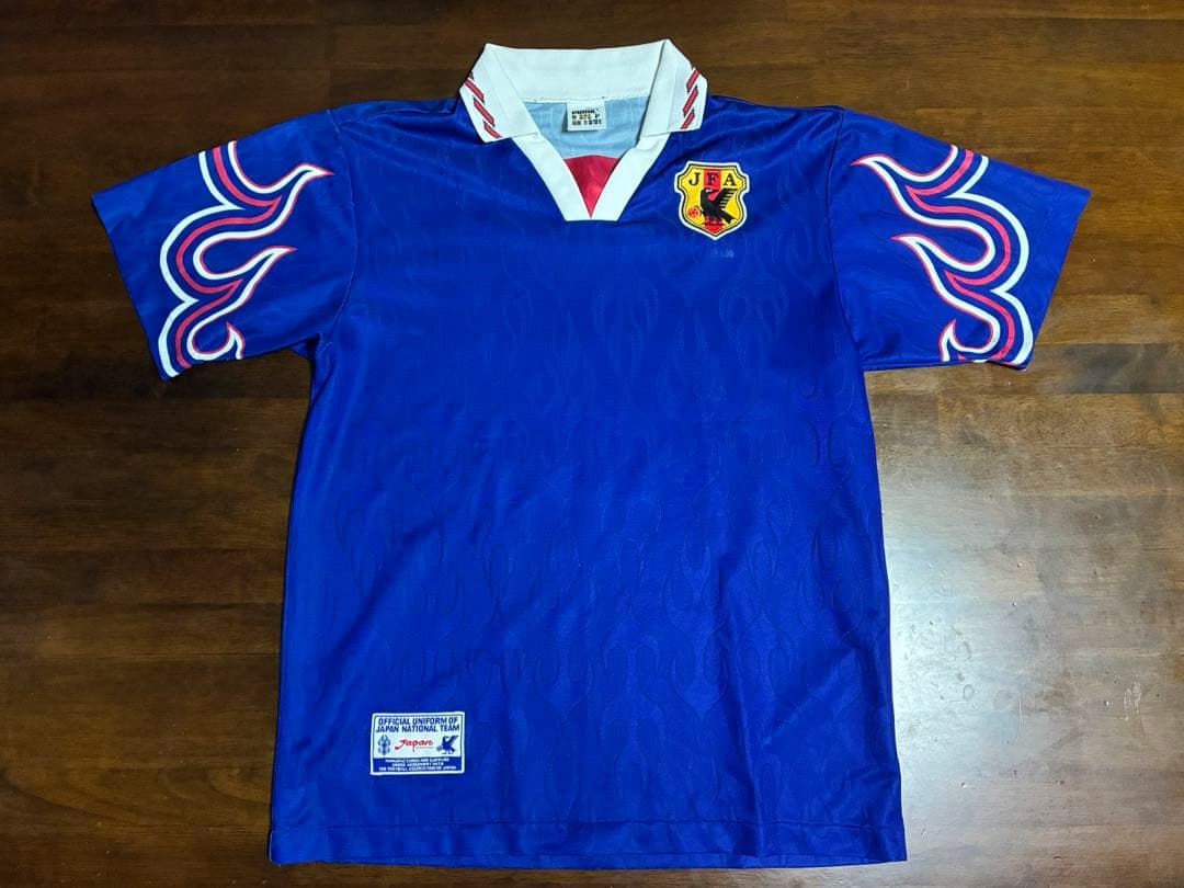 サッカー日本代表ユニフォーム 炎モデル アトランタ五輪&フランスW杯予選
