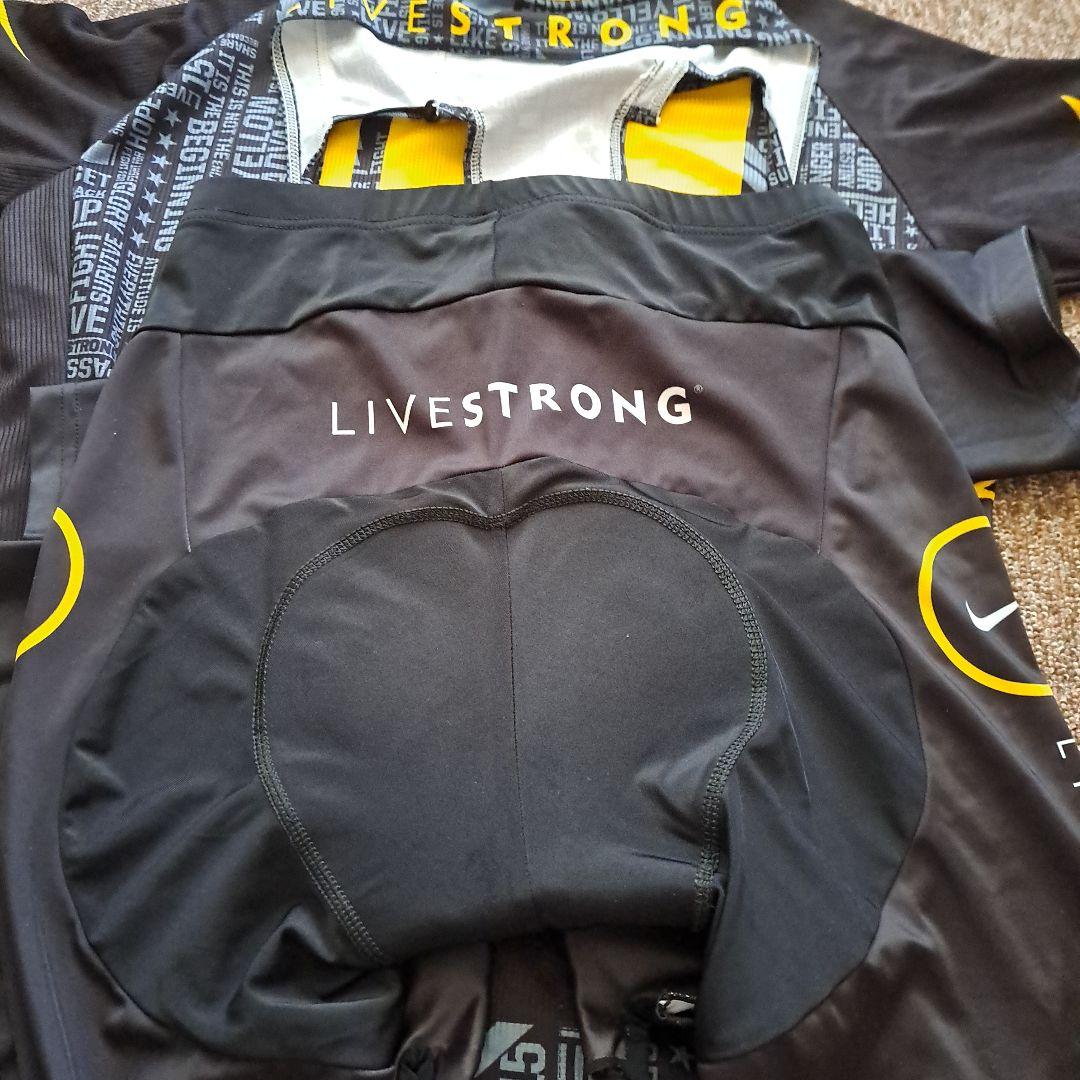 レアLIVESTRONG ランス·アームストロングサイクルジャージ上下セット！！