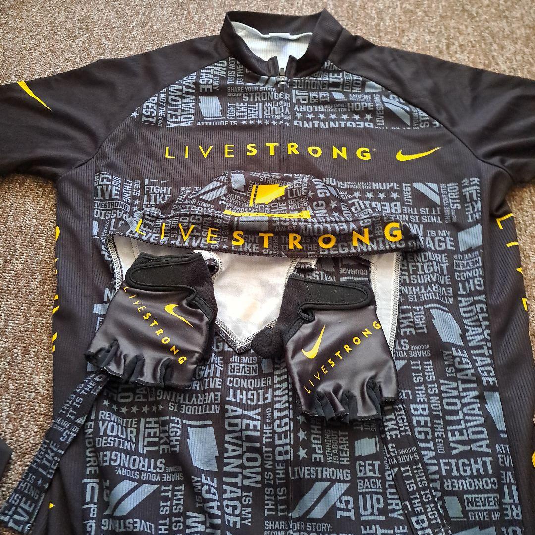 レアLIVESTRONG ランス·アームストロングサイクルジャージ上下セット！！