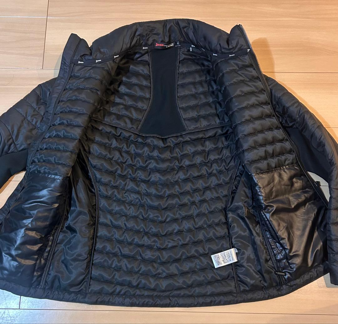 【美品】Srixon スリクソン デサント ゴルフ ダウン ジャケット ブラック