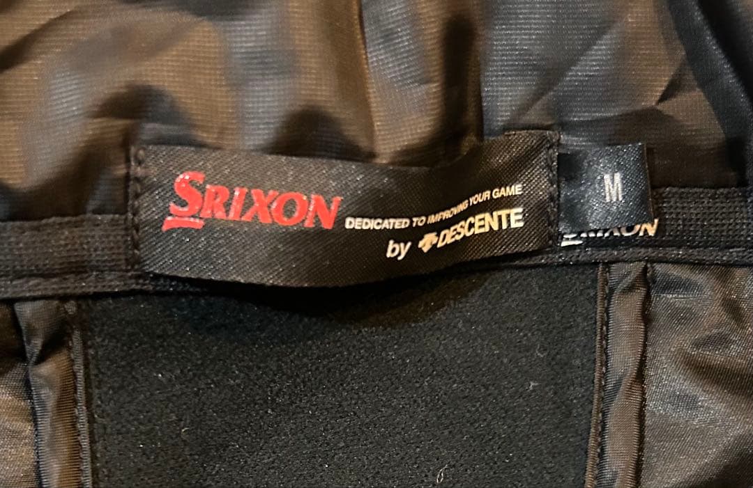 【美品】Srixon スリクソン デサント ゴルフ ダウン ジャケット ブラック