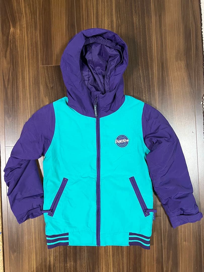 【美品】BURTON バートン キッズ スキーウェア 上下セット XS