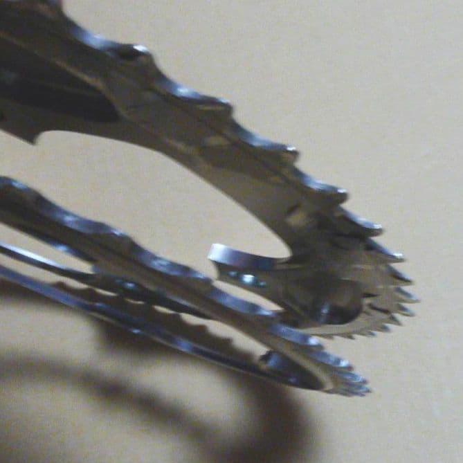 シマノ　デュラエース　FC-7800用　チェーンリング　52T－39T　シルバー