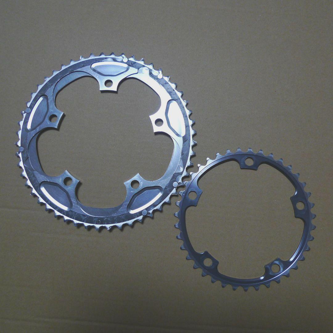 シマノ　デュラエース　FC-7800用　チェーンリング　52T－39T　シルバー