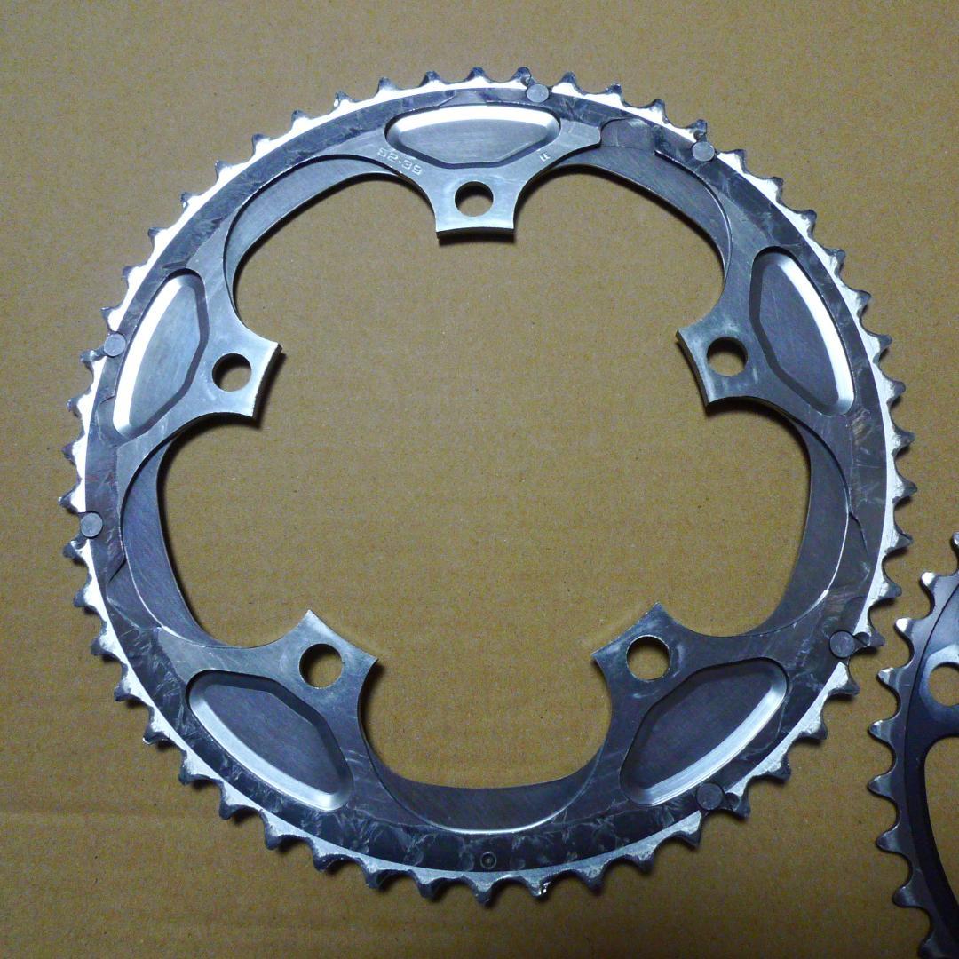 シマノ　デュラエース　FC-7800用　チェーンリング　52T－39T　シルバー