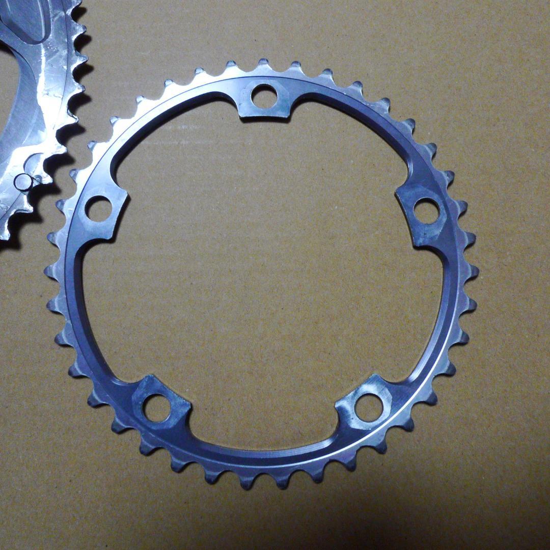 シマノ　デュラエース　FC-7800用　チェーンリング　52T－39T　シルバー