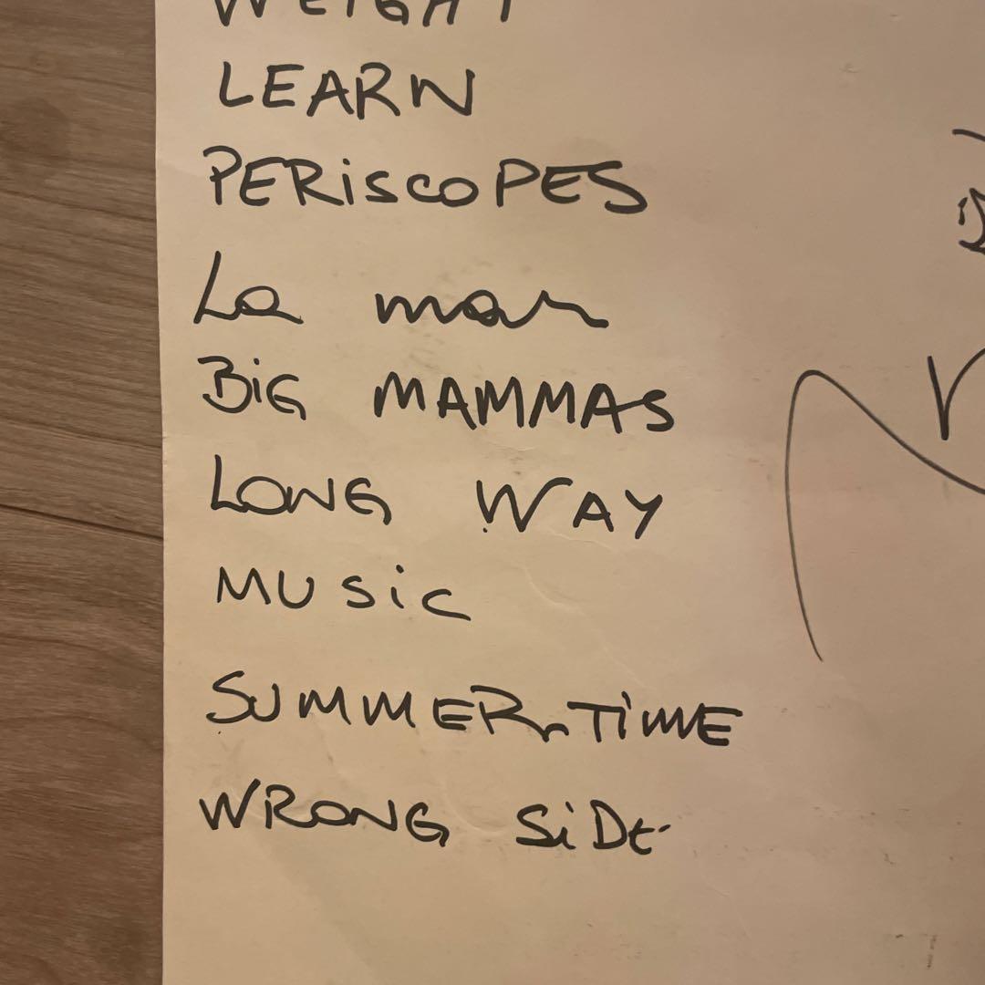 the beautiful girls セットリスト オーストラリア バンド