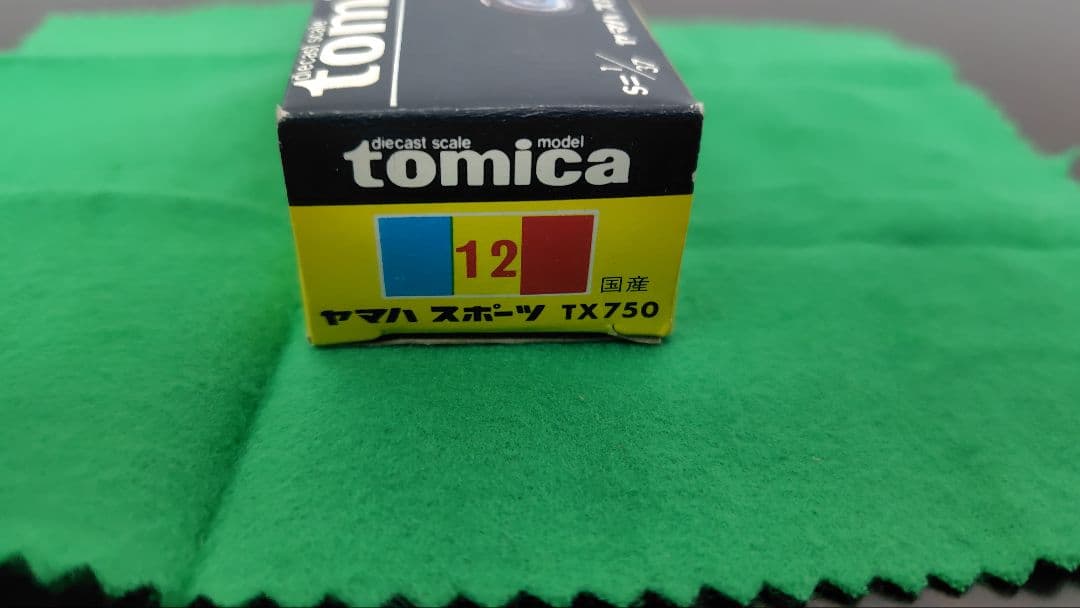 トミカ 黒箱 No.12 ヤマハ スポーツ TX750 1/37 日本製 箱付
