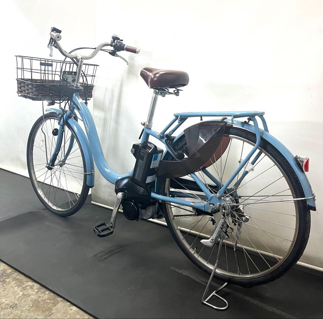 1年保証 新型　ヤマハ　パスウィズ　26インチ　街乗り　水色　電動アシスト自転車