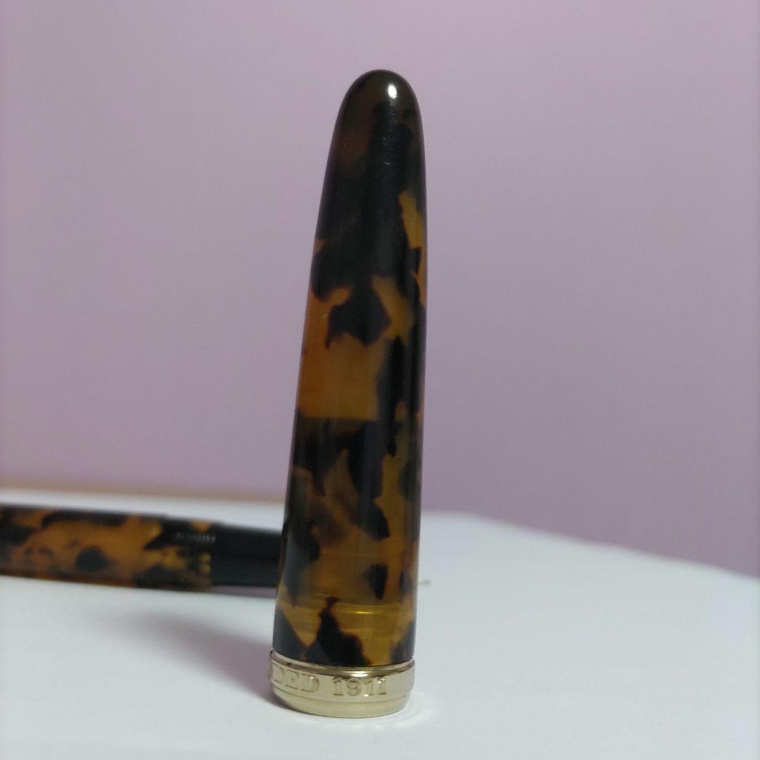 【貴重廃盤品】SAILOR セーラーFOUNDED 1911 べっ甲柄 万年筆
