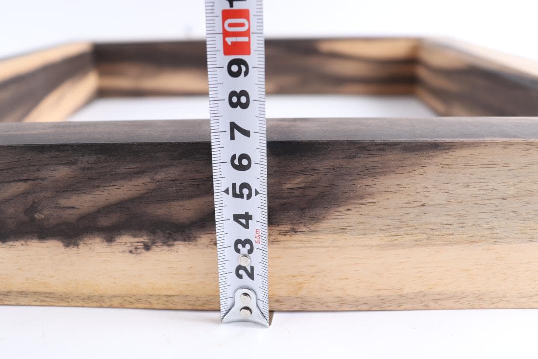 茶道具 黒柿 炉縁