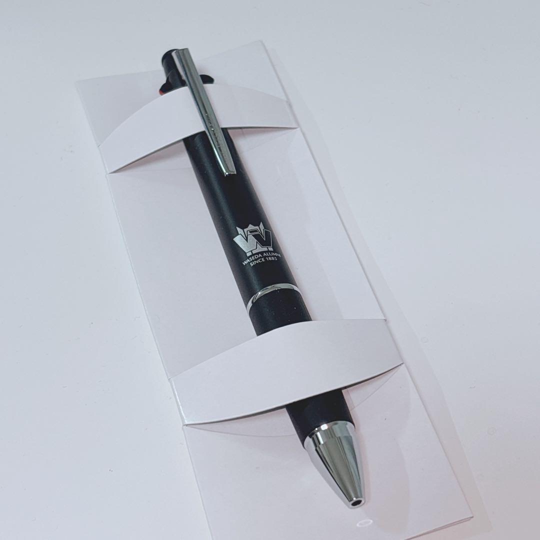 早稲田大学　記念　多色ボールペン　4色　ジェットストリーム　アルミ