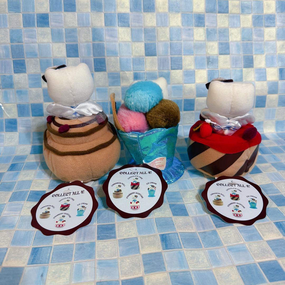 サンリオ　ハローキティ 喫茶店　ぬいぐるみ　3点セット　激レア