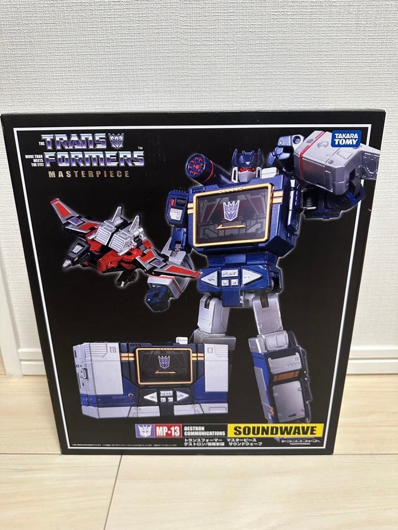 【未開封】　トランスフォーマー　マスターピース　サウンドウェーブ　カセットロン