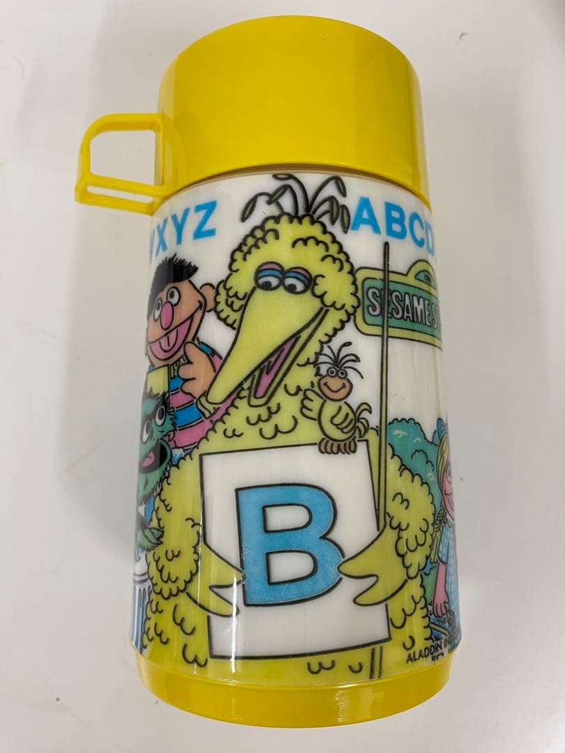 セサミストリート　ランチボックス水筒　ビンテージ