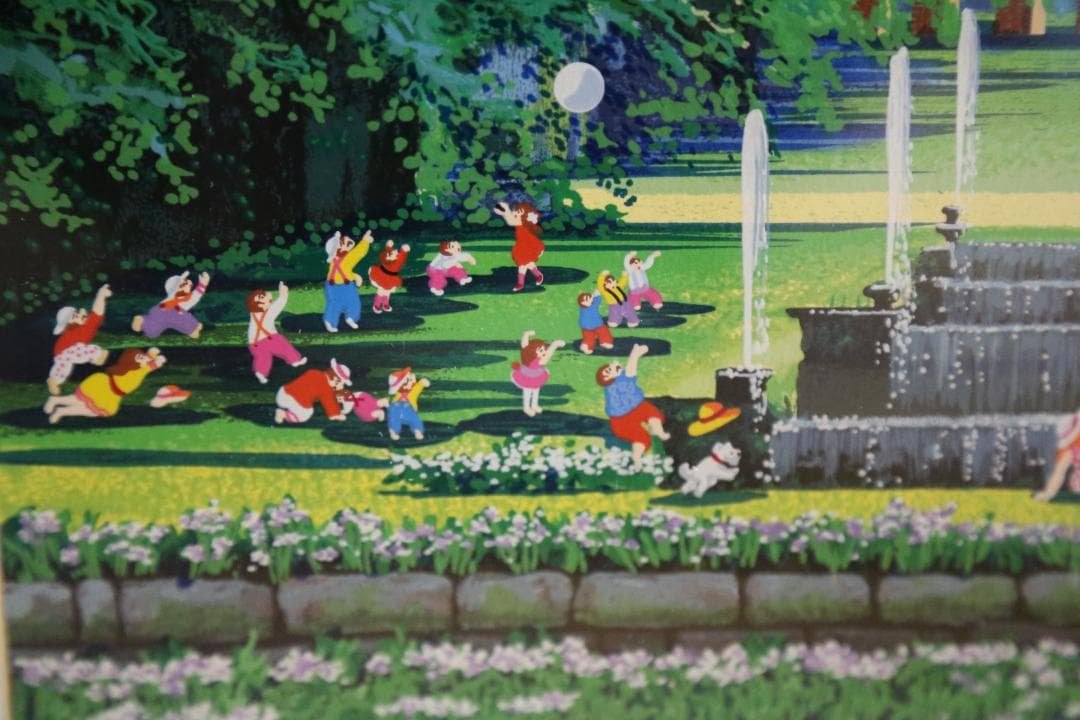 ヒロ・ヤマガタ 『森の蝶々』 シルクスクリーン