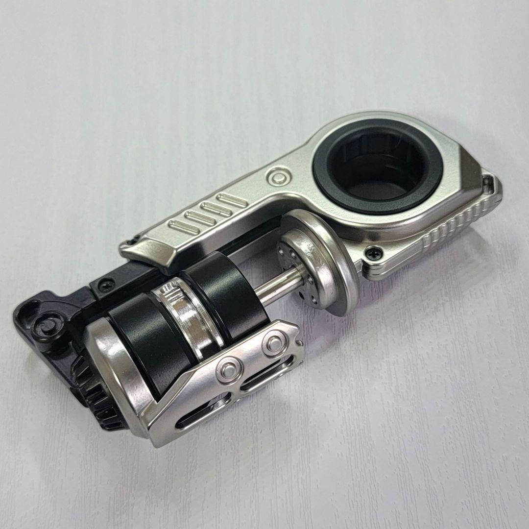 新品 フィジェットトイ スタングレネード 音叉内蔵 EDC スライダー シルバー