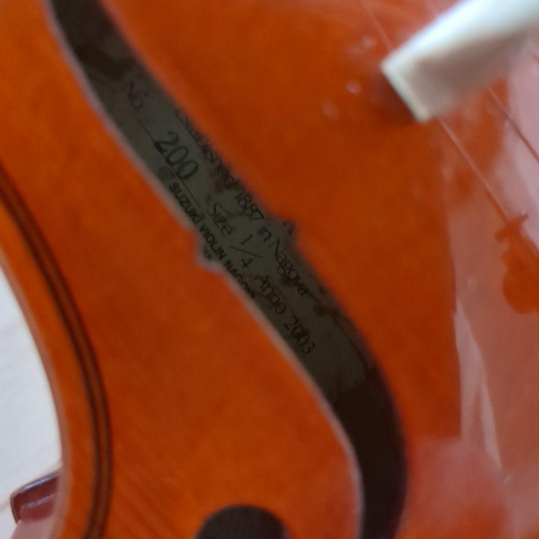 ヨッシー　バイオリン　1/4　SUZUKI No.200 2003年製