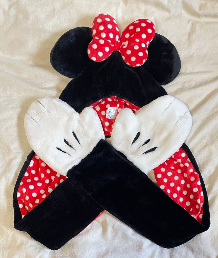 ディズニー ミニーマウス マフラーキャップ