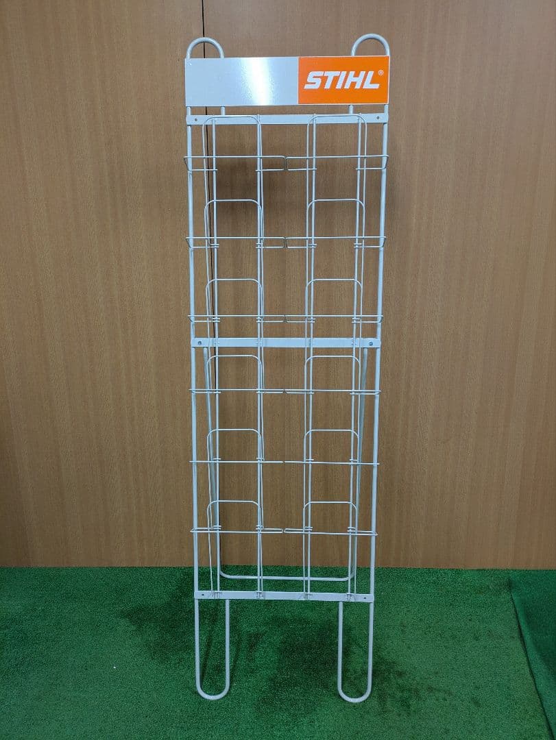 STIHL 店舗用ディスプレイ什器 非売品 カタログラック 卓上フラッグ付