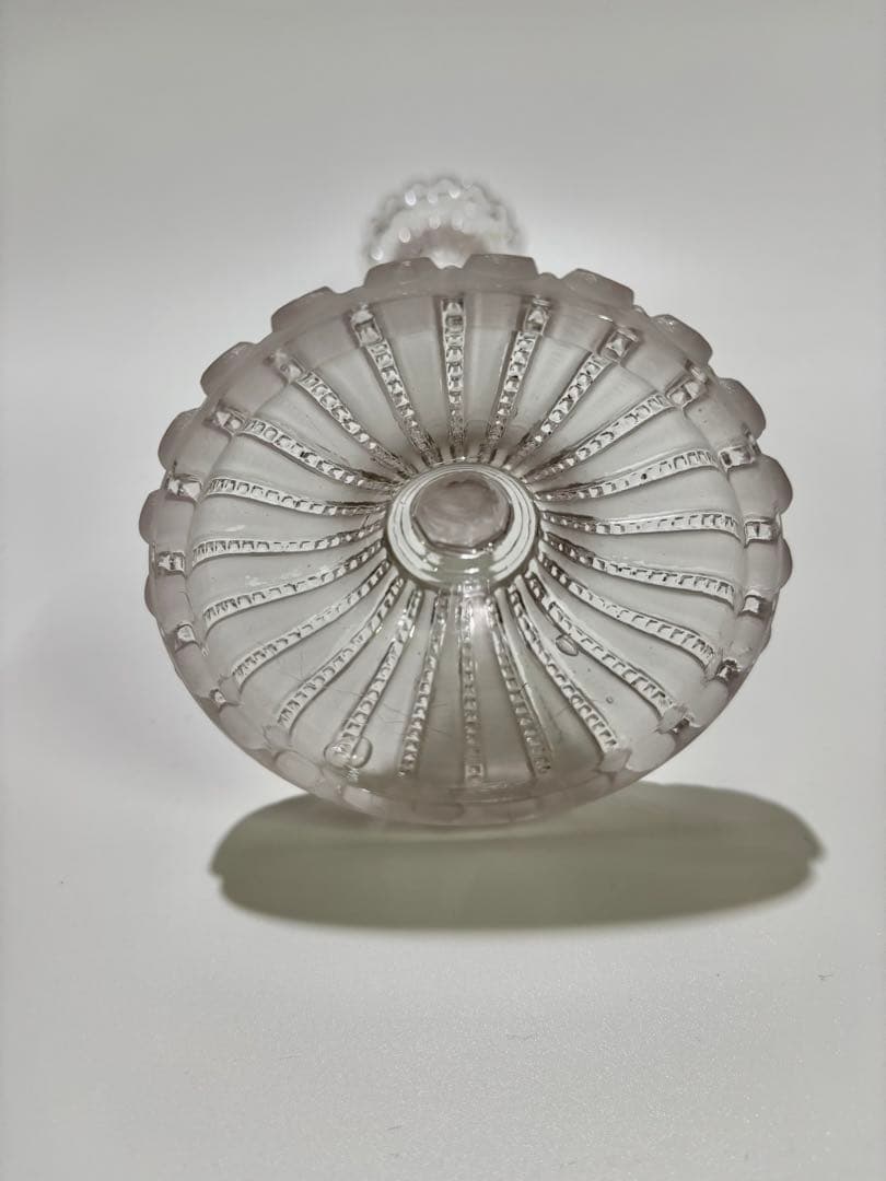 オールド・バカラ 子供フロストキャンドルスタンド 置物　オブジェ