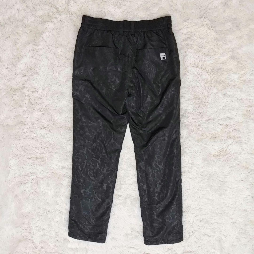 【FILA GOLF】ウインドブレイカー セットアップ ブラック サイズM