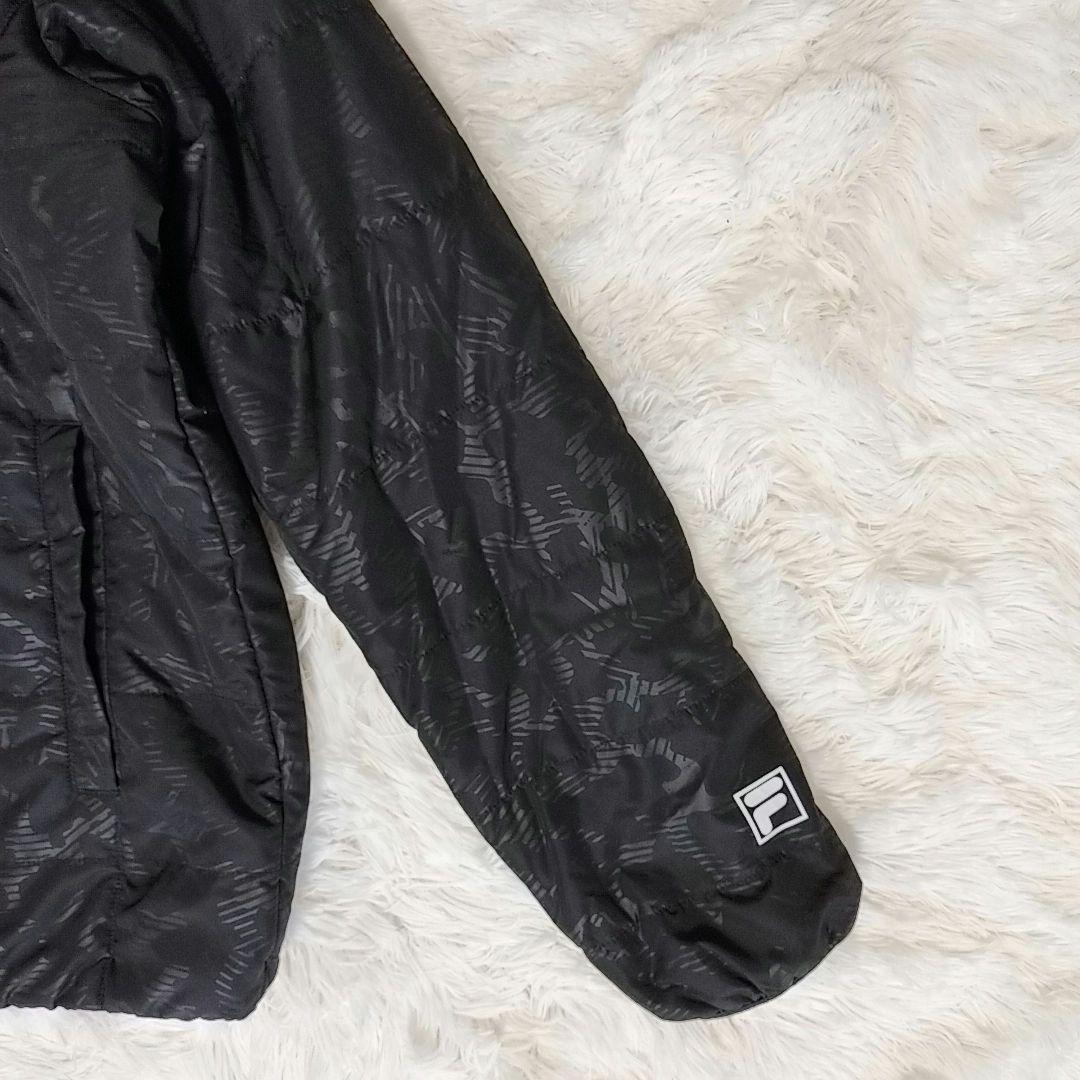 【FILA GOLF】ウインドブレイカー セットアップ ブラック サイズM