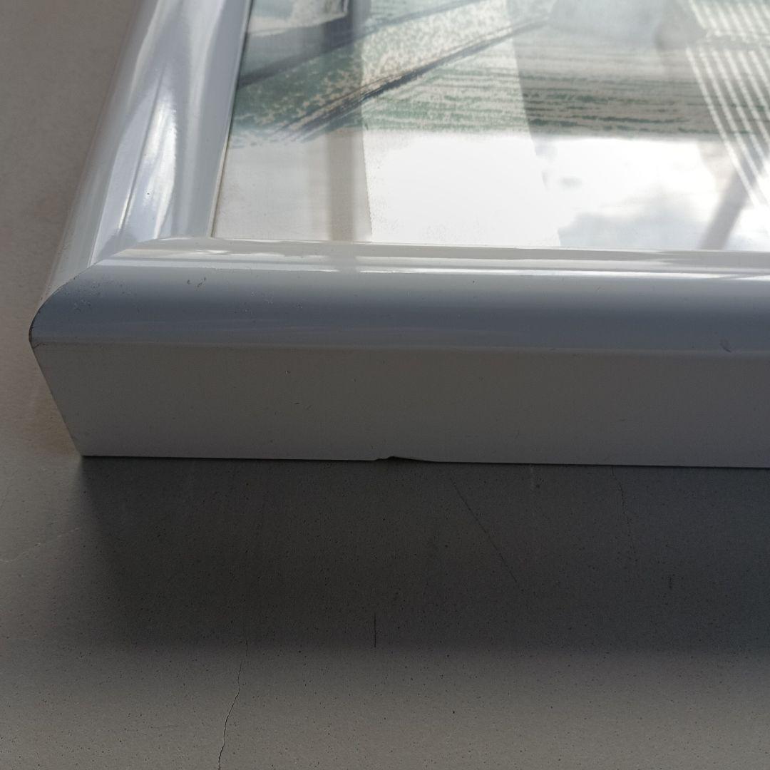 カシニョール「公園のプロフィール」スカーフ　額装