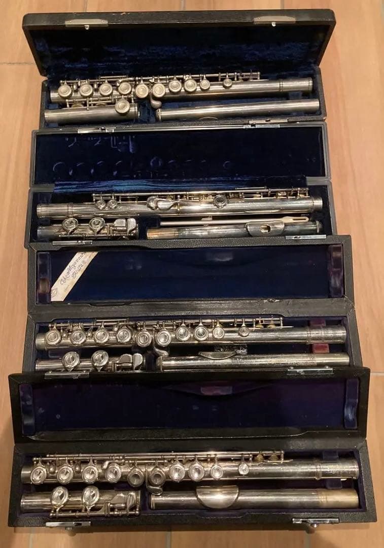 4点セット YAMAHA YSANKYO FLUTE フルート ケース付き