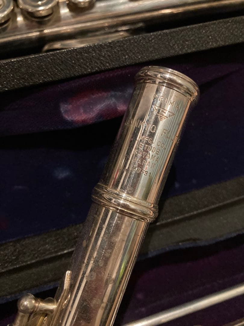 4点セット YAMAHA YSANKYO FLUTE フルート ケース付き