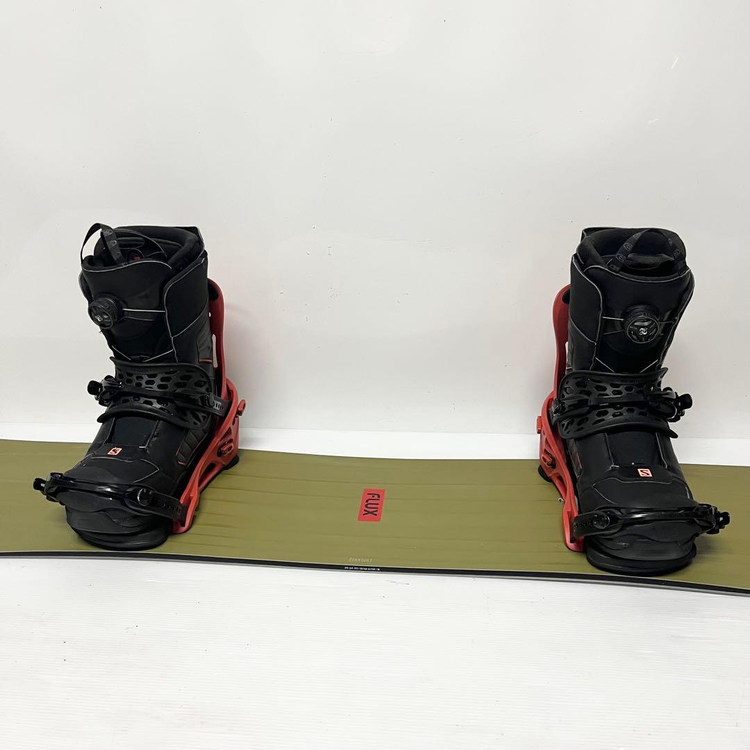 FLUX 23-24 SALOMON スノボセット　フラックス　サロモン　スノボ