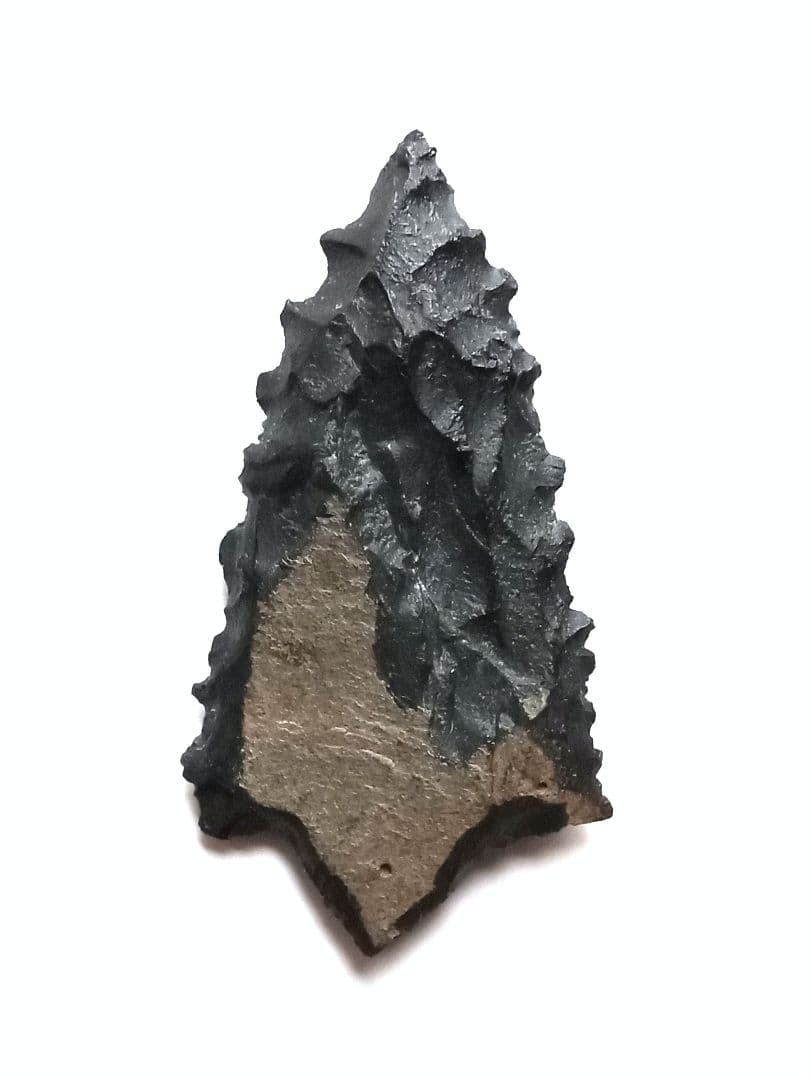 しばらくして改変します ♢消滅するかも知れません サヌカイト 370 石器 模写