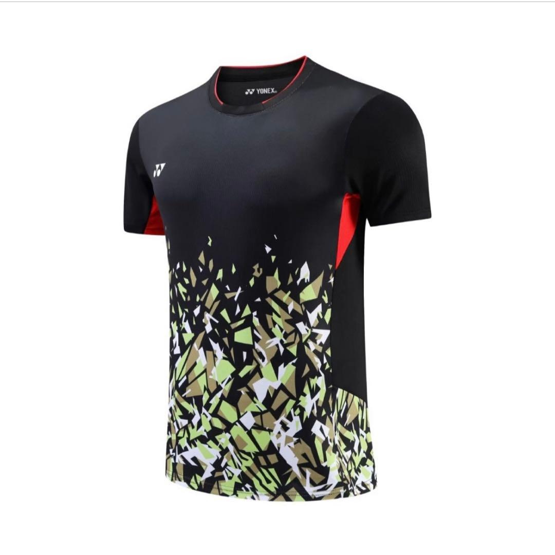 ヨネックスYONEX テニス＆バドミントンウ　ゲームウェア　新品　L ブラック系