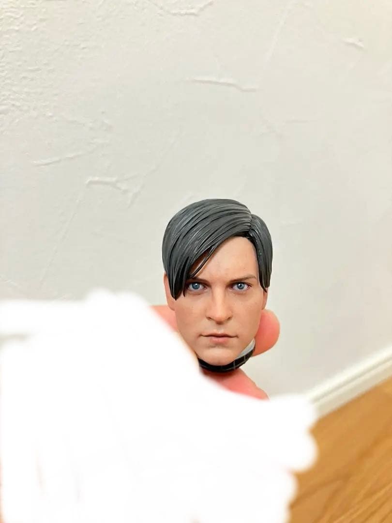 ホットトイズ　スパイダーマン　ブラックスーツ　素顔ヘッド一式