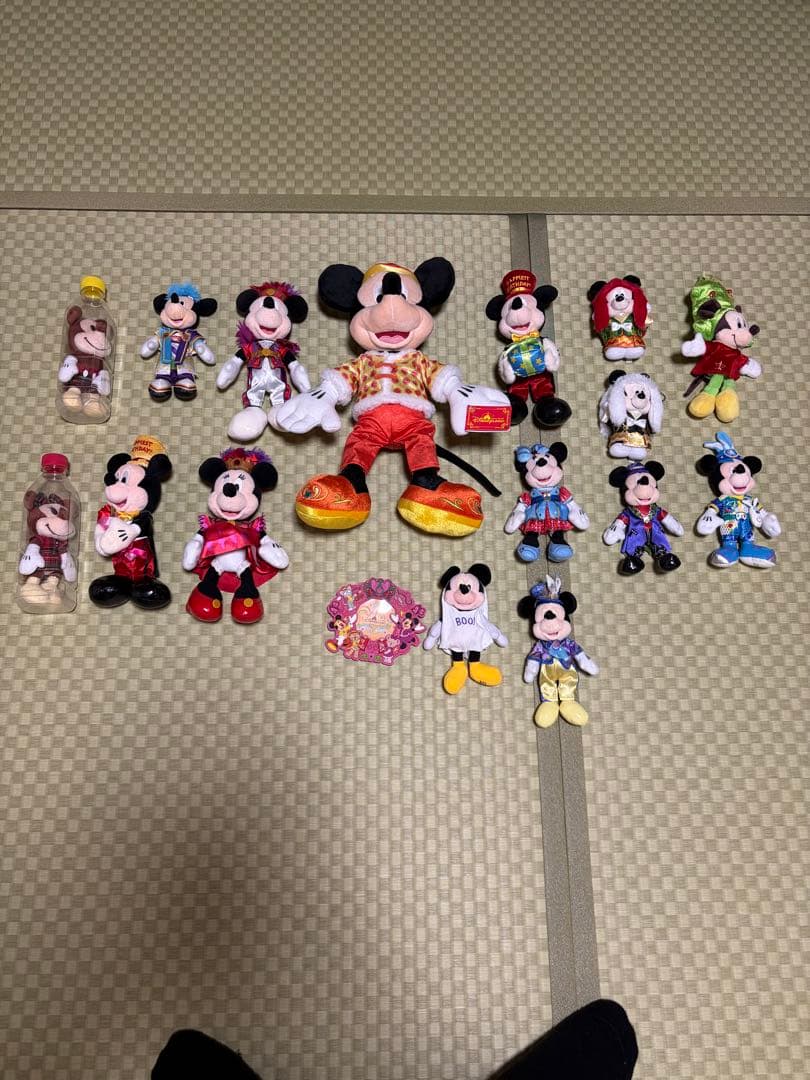 ディズニー　ミッキー　ミニー　ぬいぐるみ一式