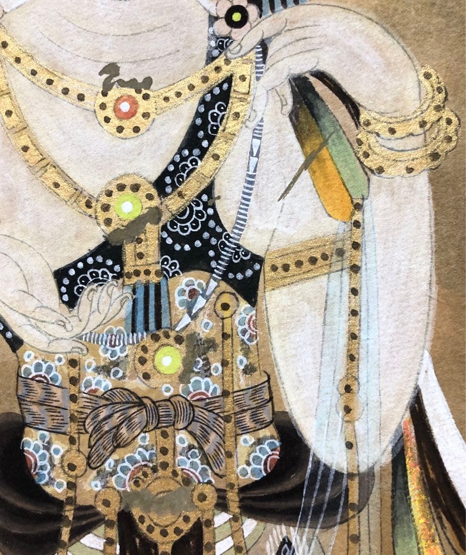 南無観世音菩薩 黄河 掛軸 仏画 菩薩 中国画