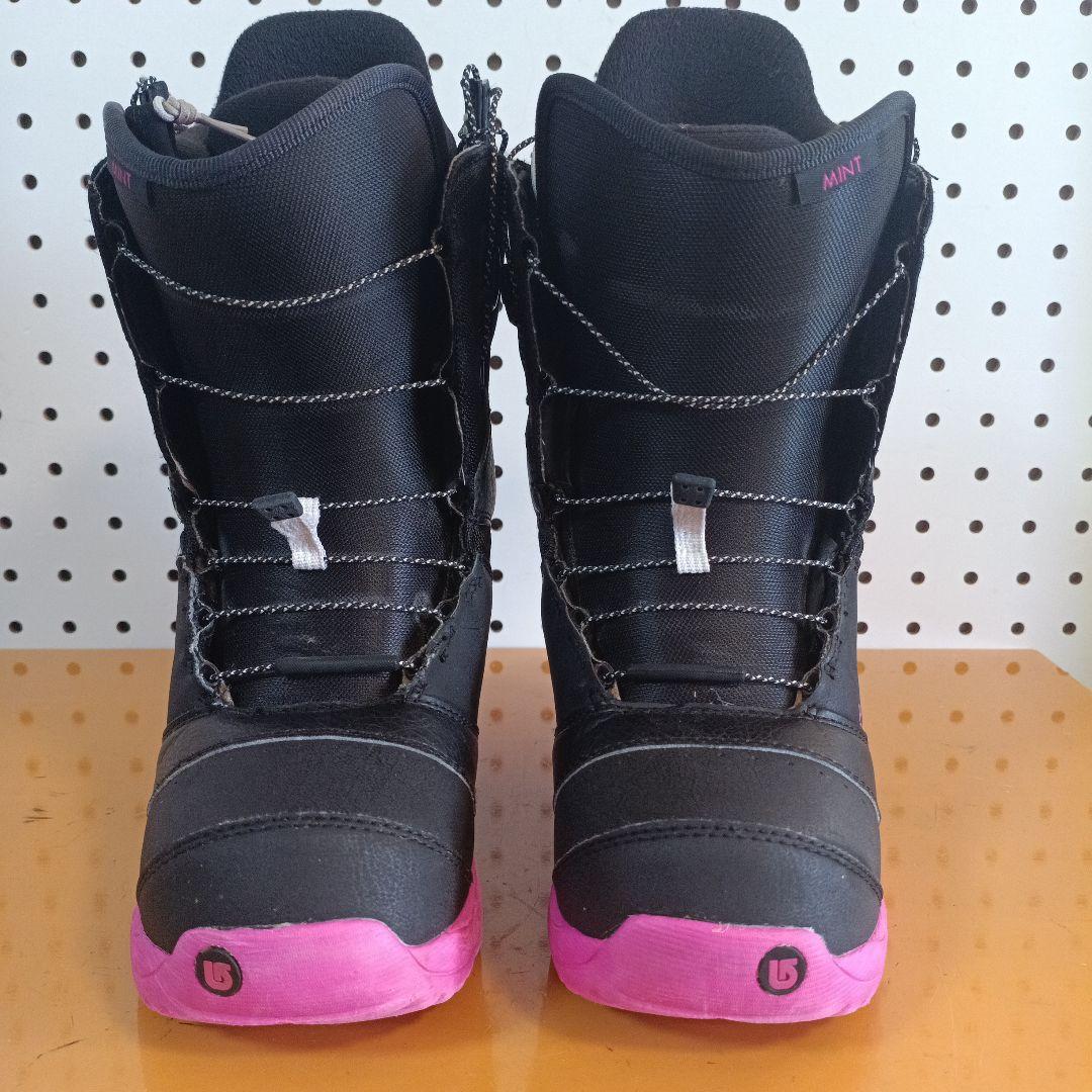 美品　Burtonミント スノーボードブーツ ブラック/ピンク23cm int