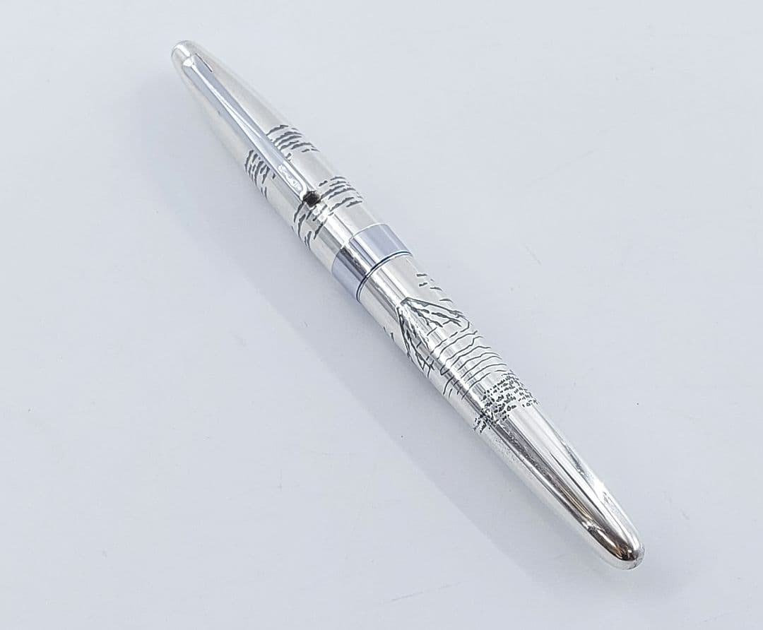 PILOT パイロット 万年筆 スターリングシルバー 14K-585 M 富士山