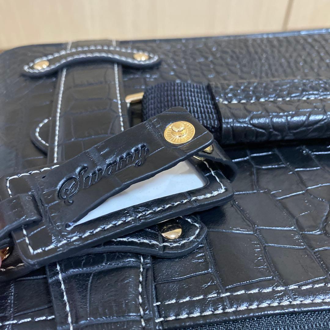 スワニー　キャリーケース クロコダイル型押し　18L スーツケース　トランク