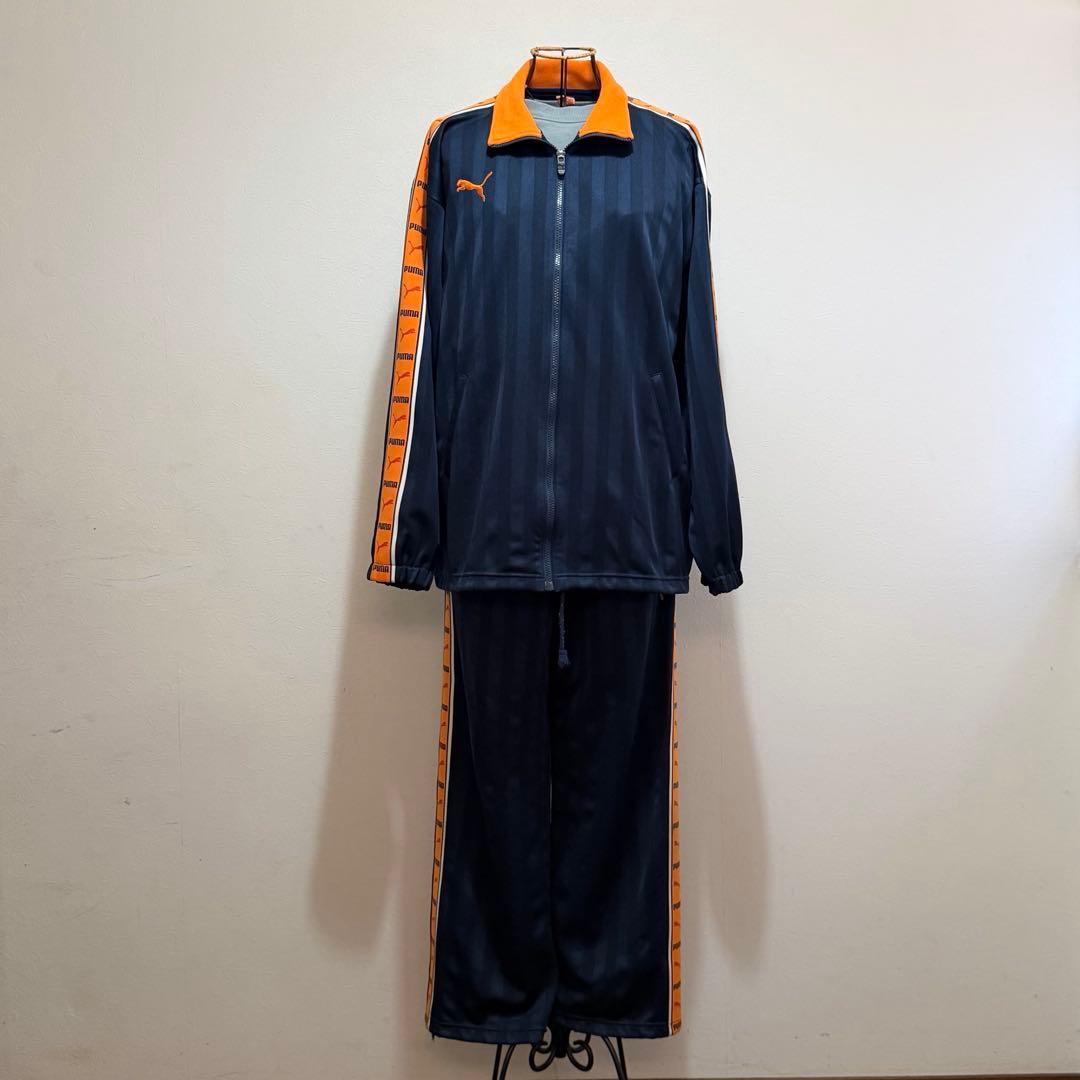 PUMA プーマ トラックジャケット パンツ　プージャ オレンジ 上下 L