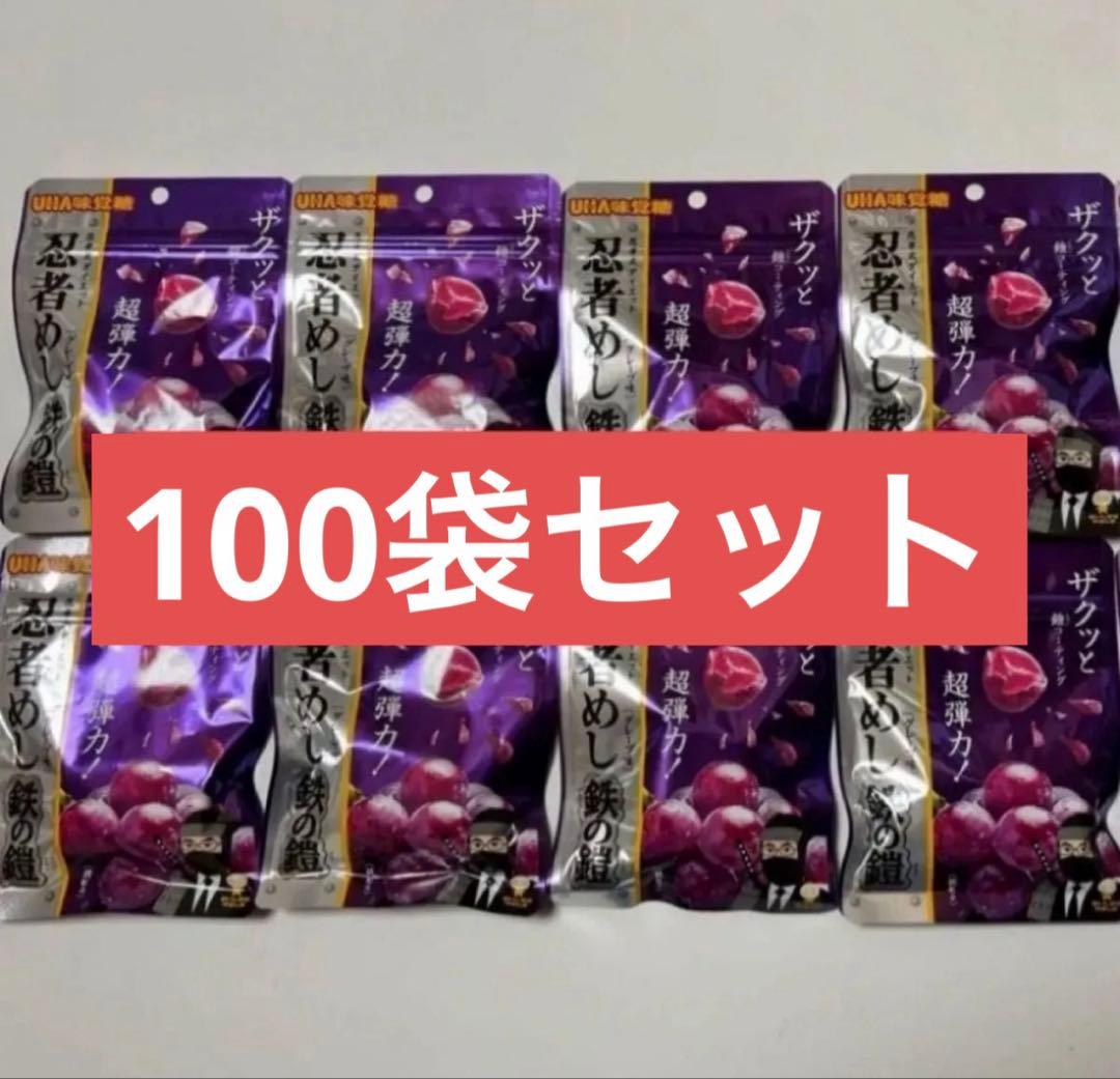 【100袋】 忍者めし 鉄の鎧 グレープ