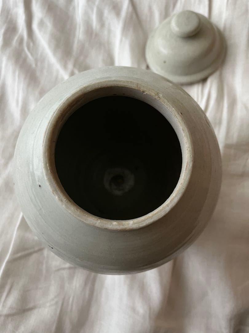 伊万里　白磁　沈香壺