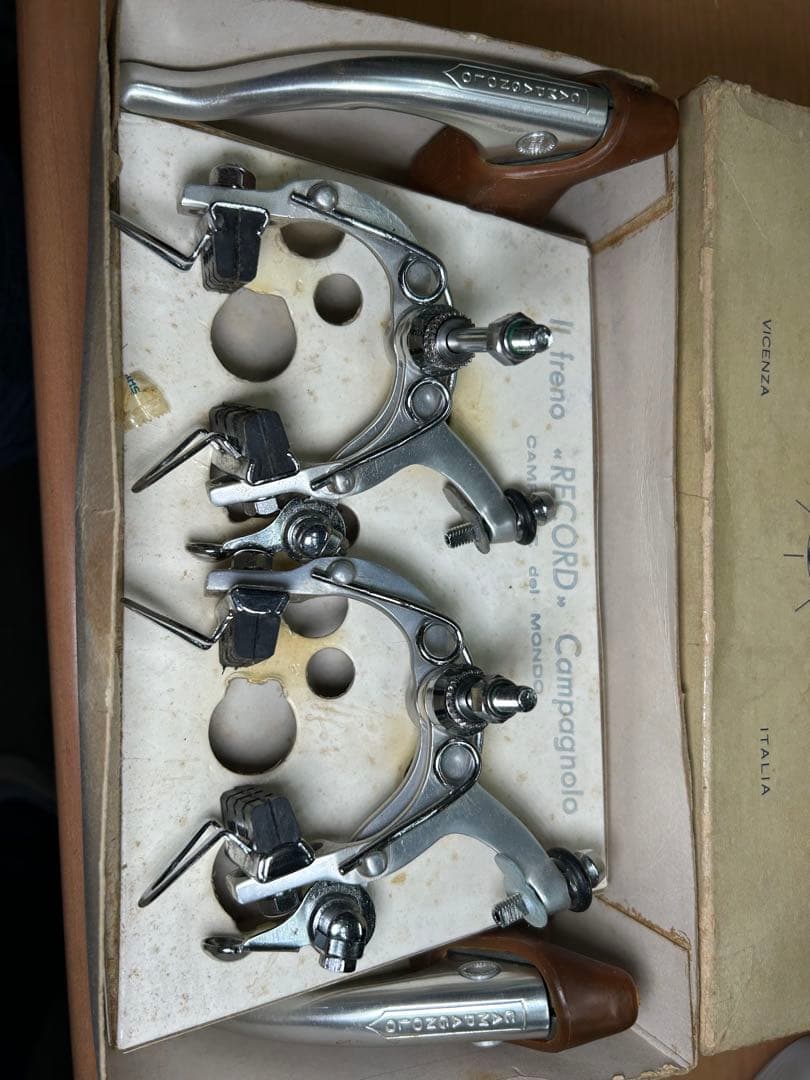 カンパニョーロ レコード ブレーキ セット スプーンクイック　ラージ新品箱入り