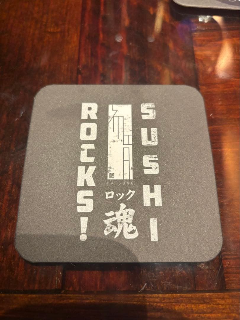 aaa　ROCKS! SUSHI コースター