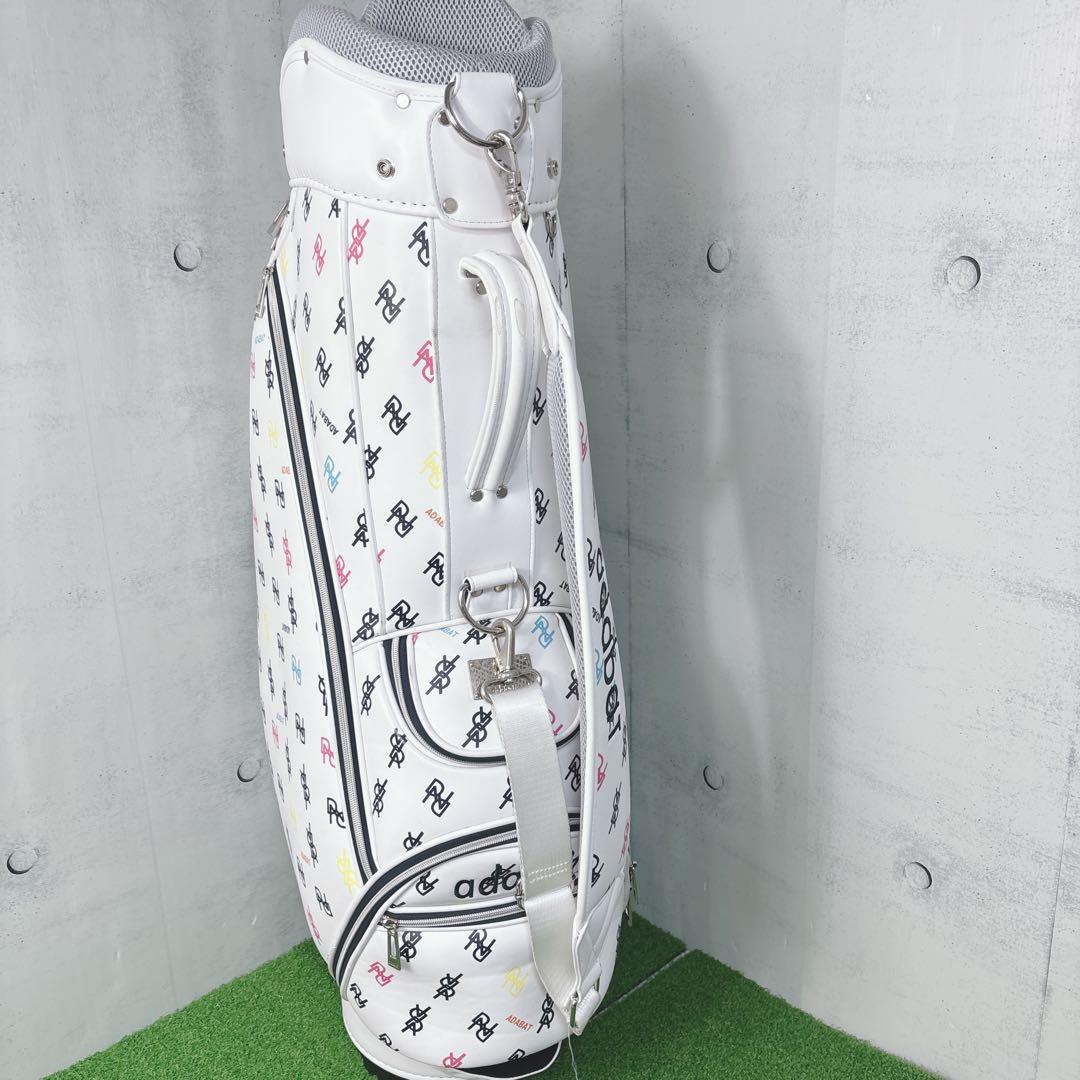 美品　adabat　アダバット　モノグラム柄　キャディバッグ メンズ　レディース